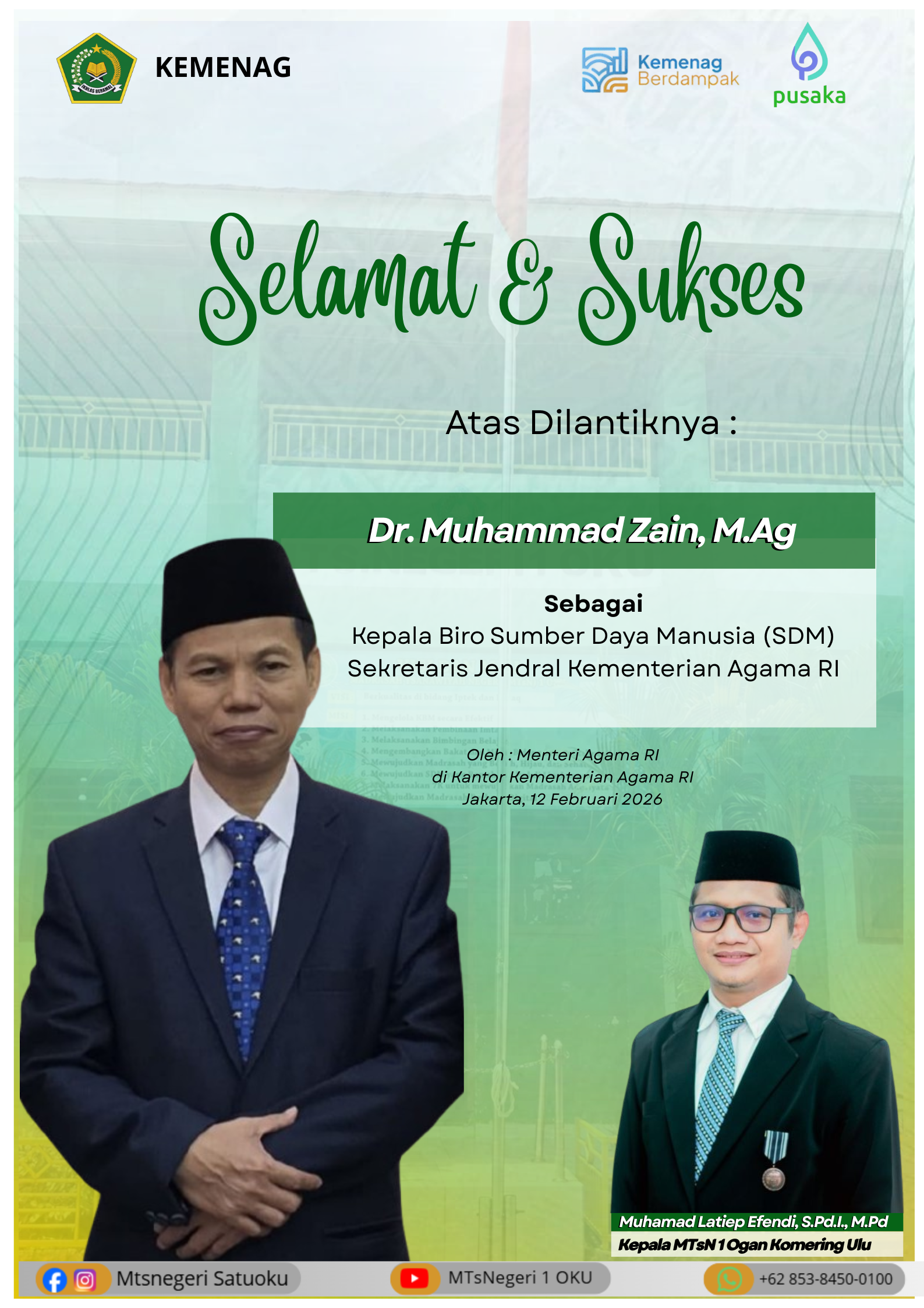 Ucapan Selamat & Sukses