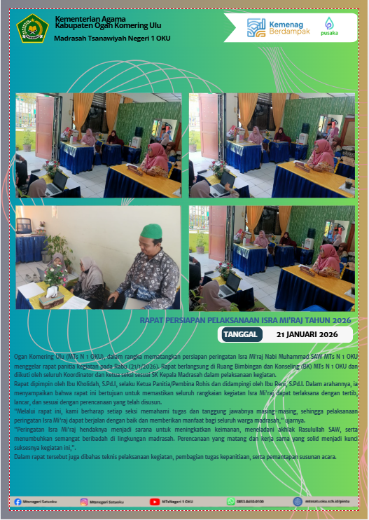 Rapat Persiapan Isra Mi'Raj Tahun 2026