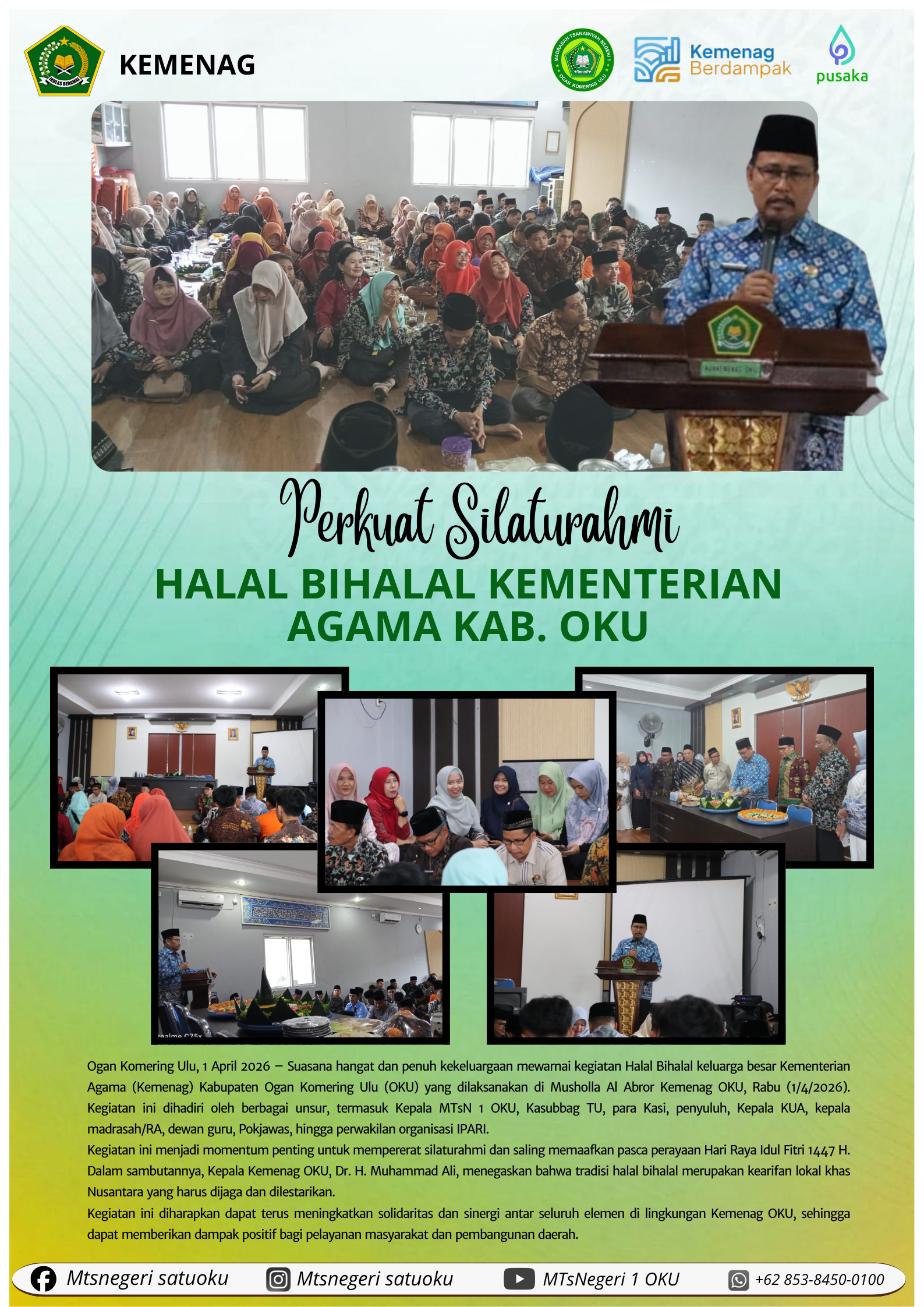 Halal Bihalal Kemenag OKU