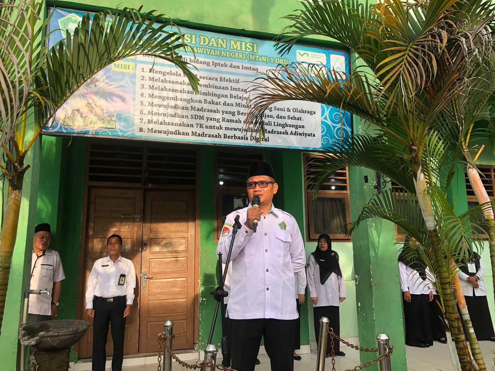 Apel Pembukaan TKA di MTs Negeri 1 OKU