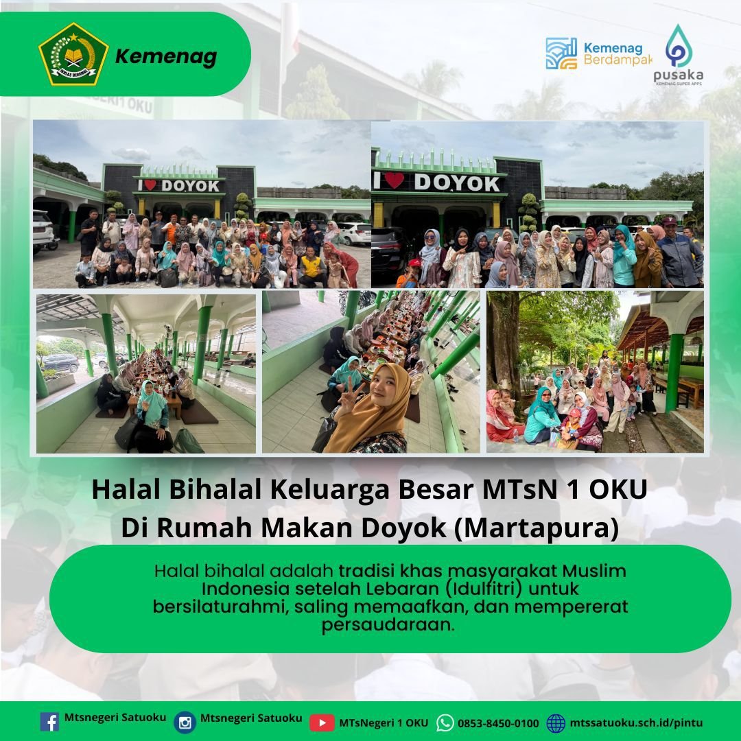 Halal Bihalal MTsN 1 OKU