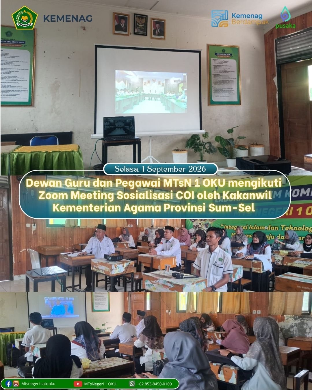 Pembukaan Zoom Meeting COI