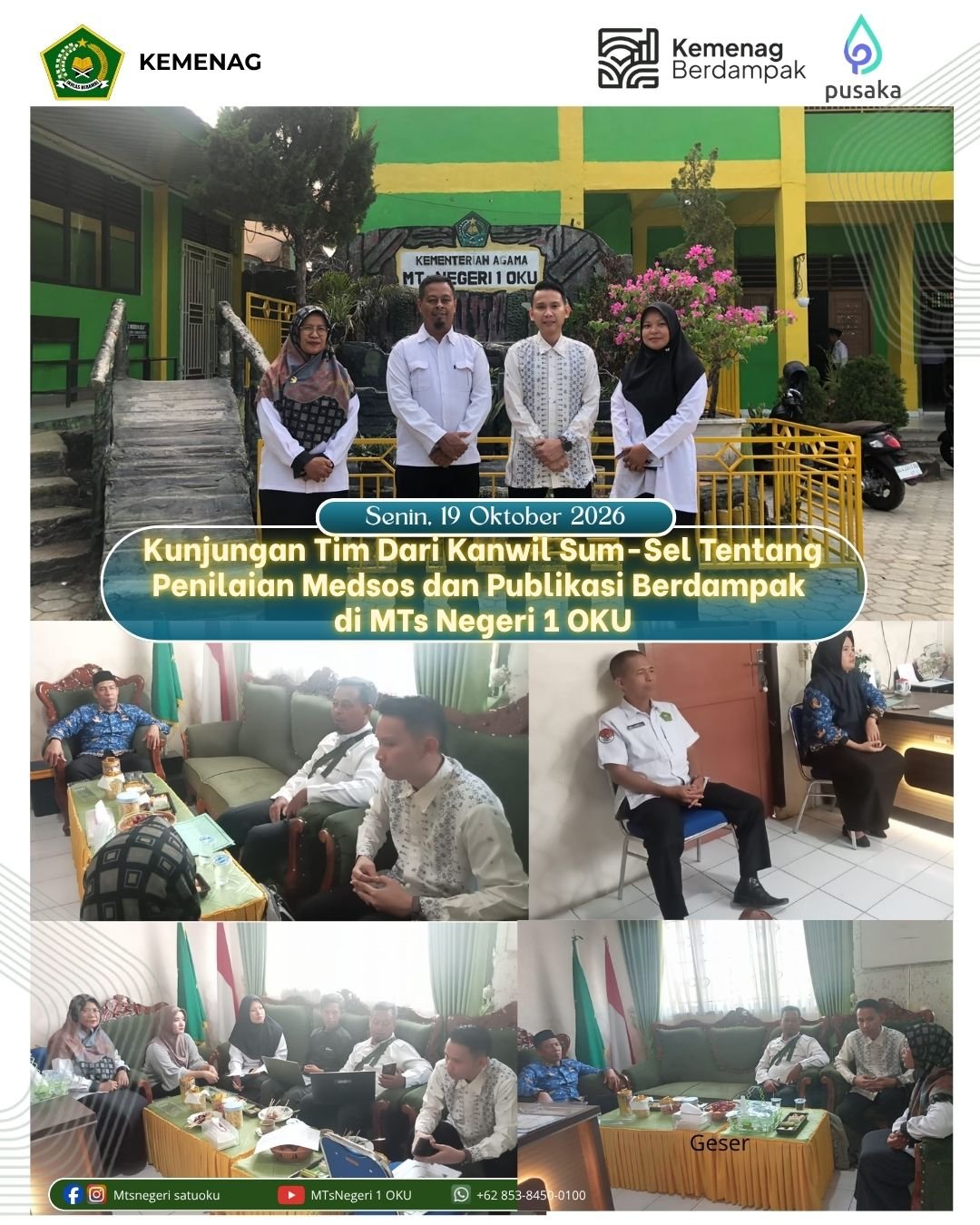 Kunjungan Tim Medsos Kanwil