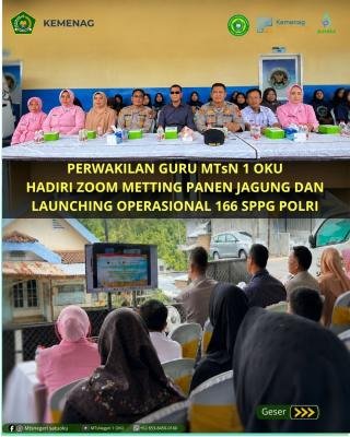 Zoom Meeting Panen Jagung dan Launching Layanan 166 SPPG Polri